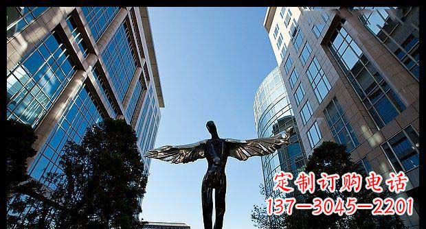 无锡精美不锈钢抽象天使雕塑