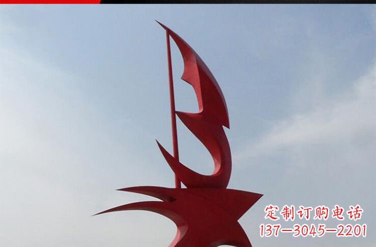 无锡广场不锈钢船帆景观雕塑