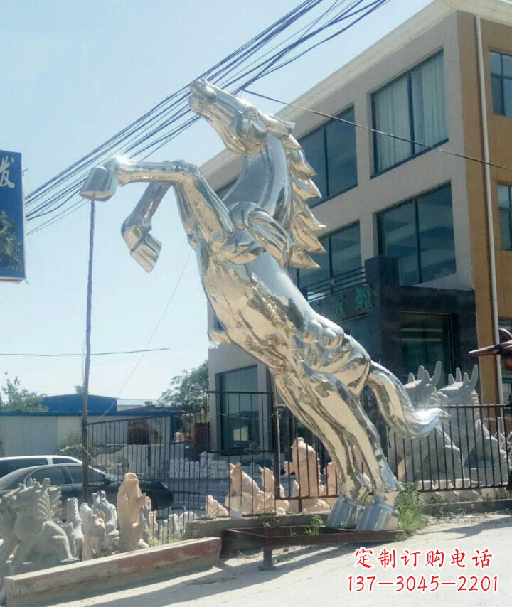 无锡精致靓丽的不锈钢大型动物雕塑