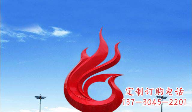无锡广场不锈钢凤凰雕塑1
