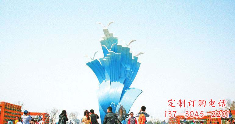 无锡光彩熠熠的海鸥雕塑