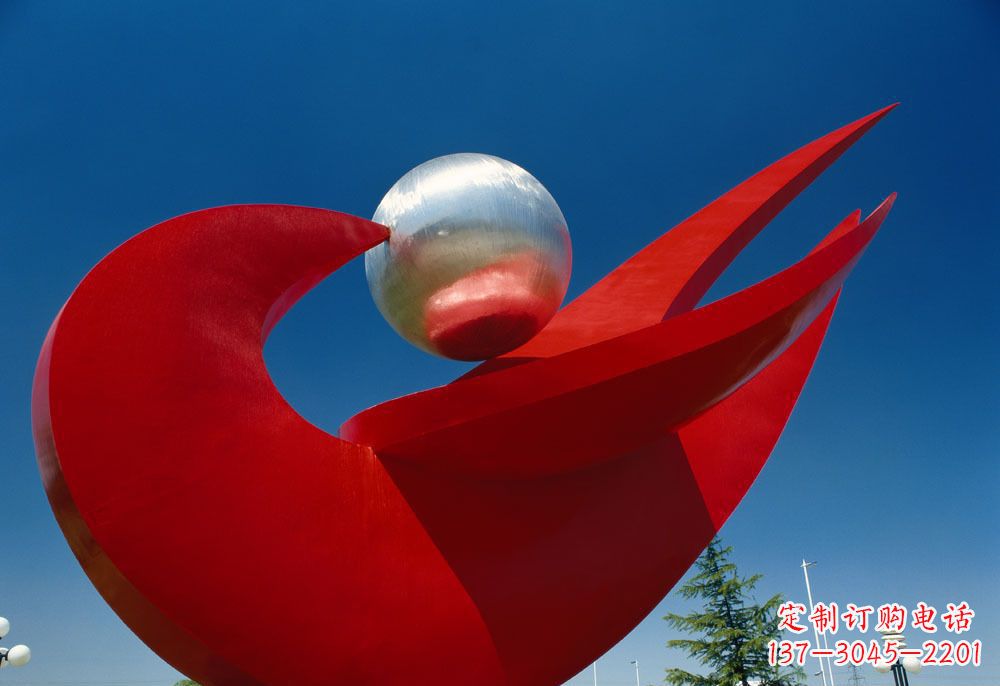无锡优雅而高雅的和平鸽雕塑