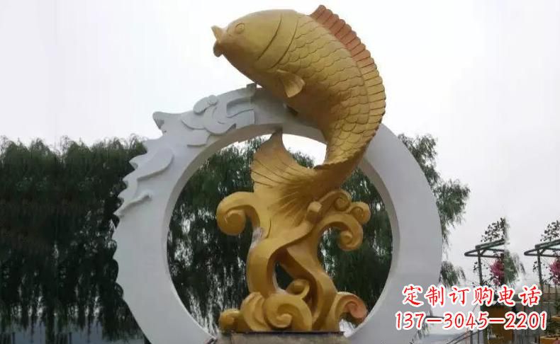 无锡令人惊叹的不锈钢金龙鱼雕塑