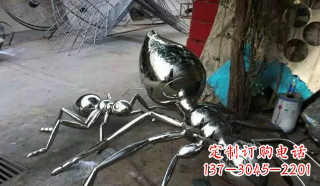 无锡中领雕塑|不锈钢蚂蚁雕塑
