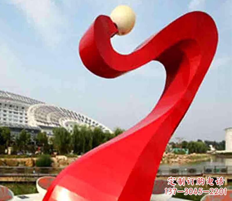 无锡不锈钢飘带景观雕塑,重新定义型格空间