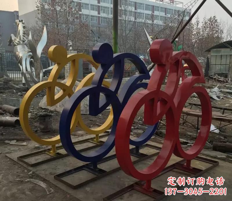 无锡中领雕塑推出的自行车雕塑是一件别具一格的…