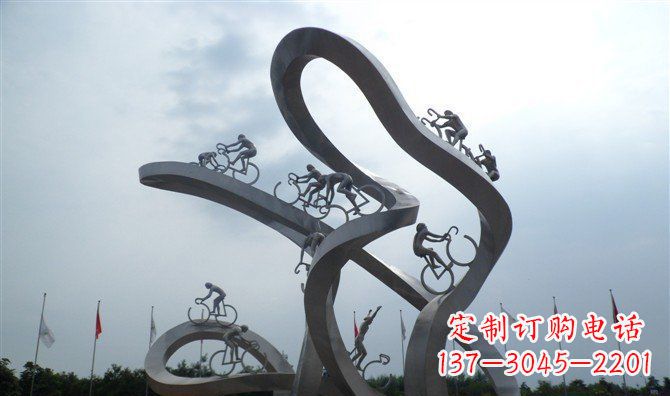 无锡让你个性十足的自行车雕塑
