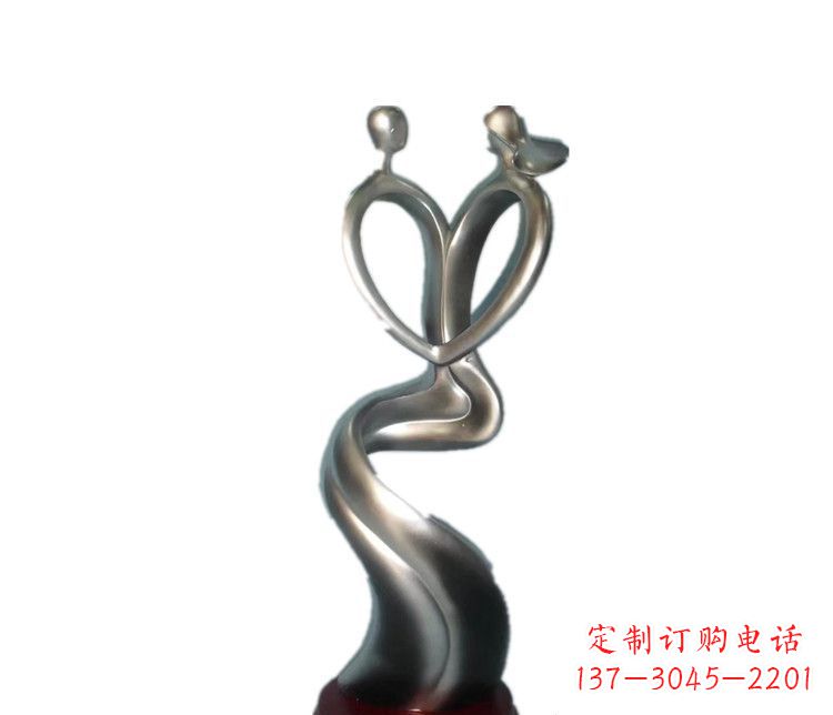无锡广场不锈钢情侣创意雕塑