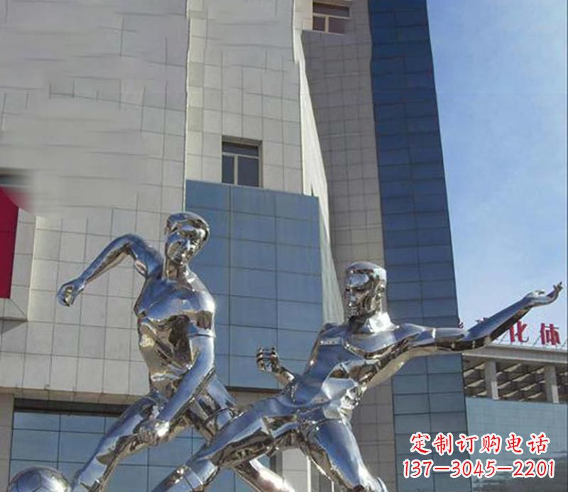 无锡中领雕塑:专业的足球运动雕塑定制