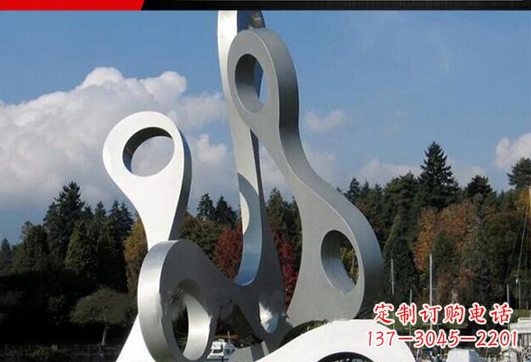 无锡广场不锈钢字母景观雕塑