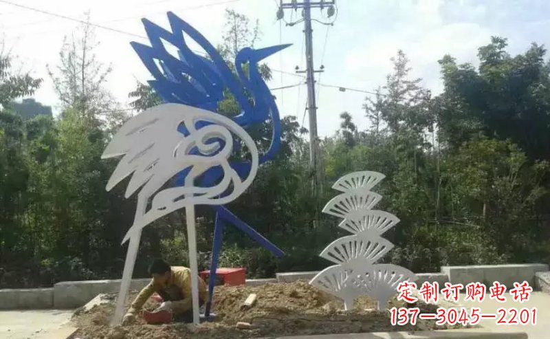 无锡精美天鹅不锈钢雕塑