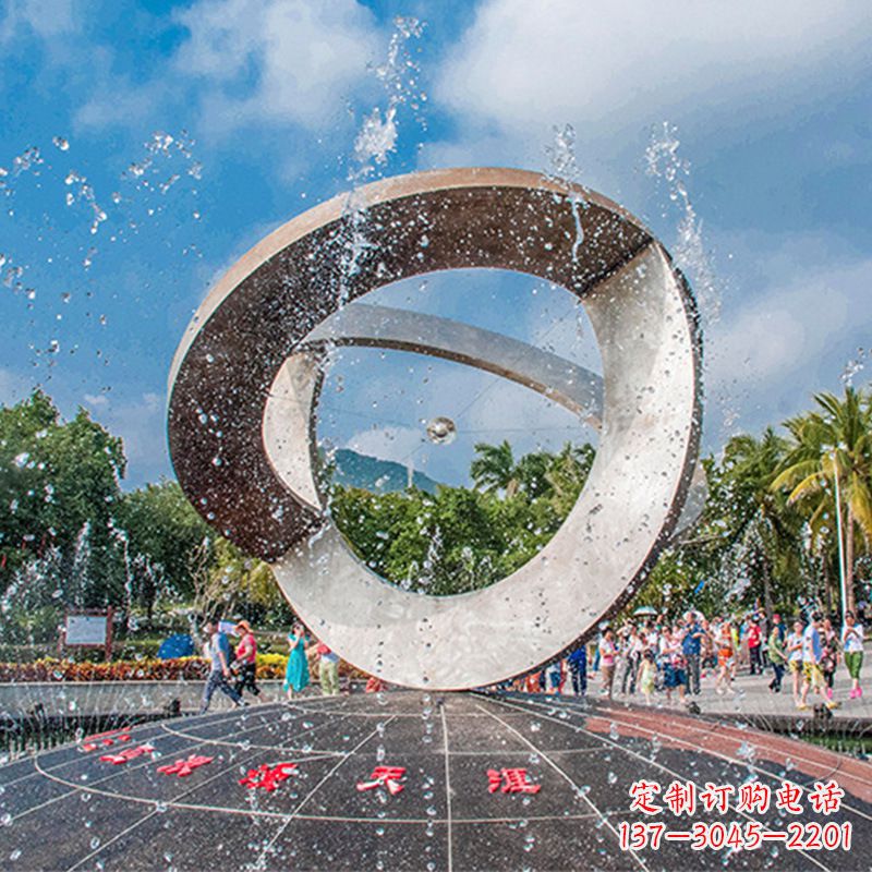 无锡趣味非凡,体现尊贵,不锈钢喷泉雕塑