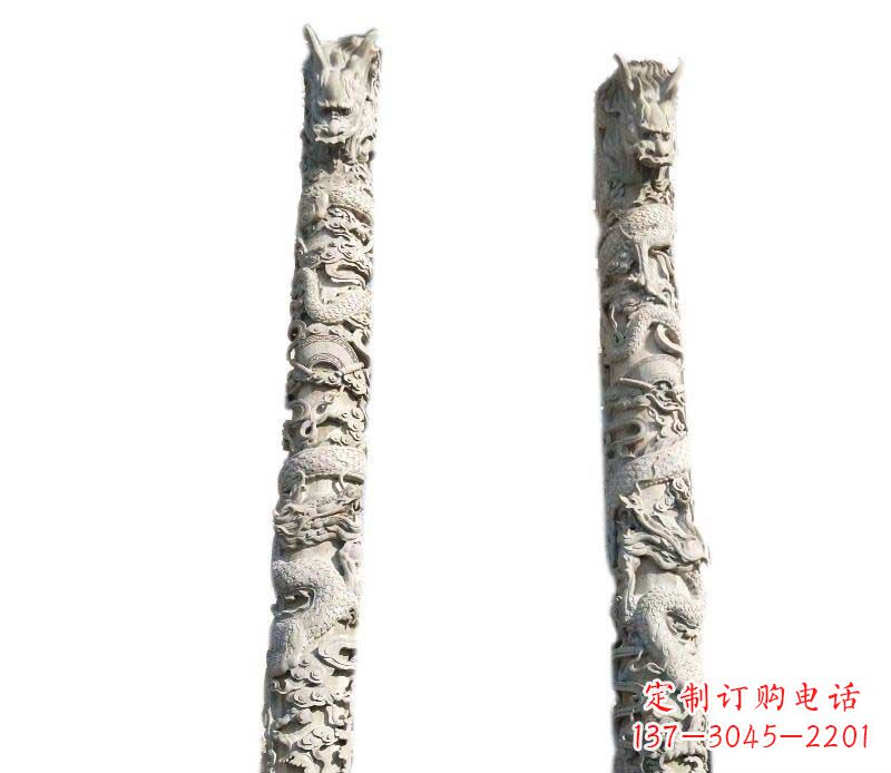 无锡欣赏传统工艺,邀请专业大理石龙柱雕塑