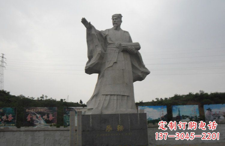 无锡高级大理石商鞅雕塑,传承古老文化