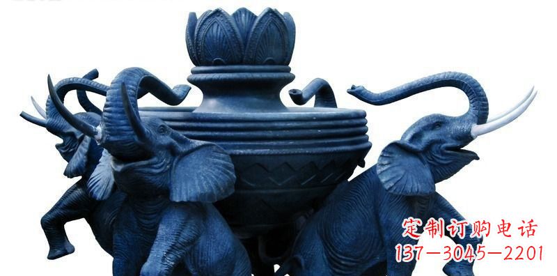 无锡中领雕塑:艺术大象铜雕