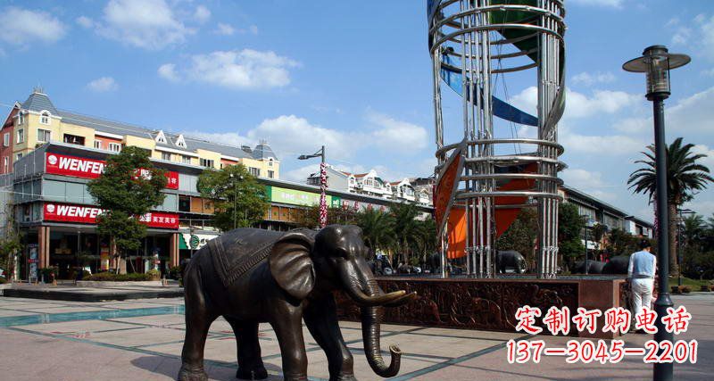 无锡大象雕塑,倍受关注