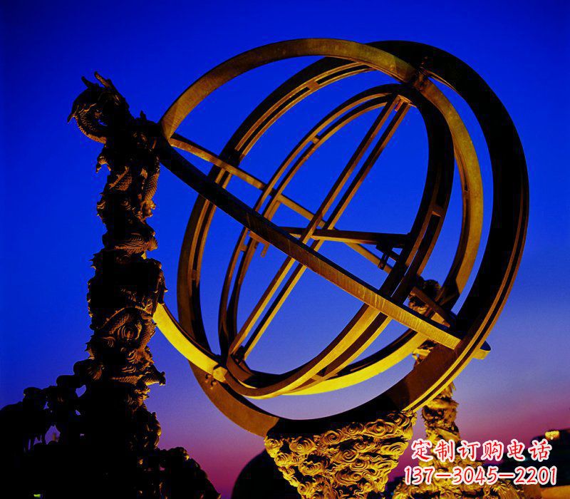 无锡广场古代天文仪器浑天仪铜鼎