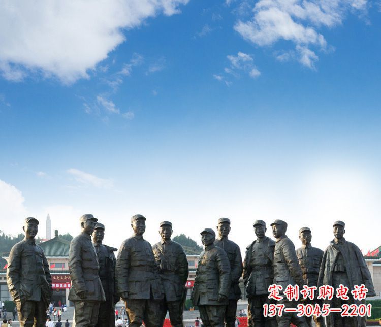 无锡传承红军英雄,让时光永流传的红军人物石雕