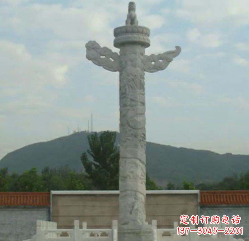 无锡广场华表石雕