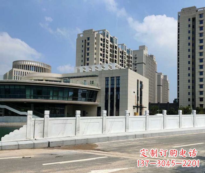 无锡享受精美的广场景观大理石栏板雕塑