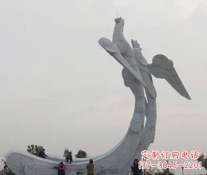 无锡中领雕塑:凤凰石雕,精美瑰丽的艺术品