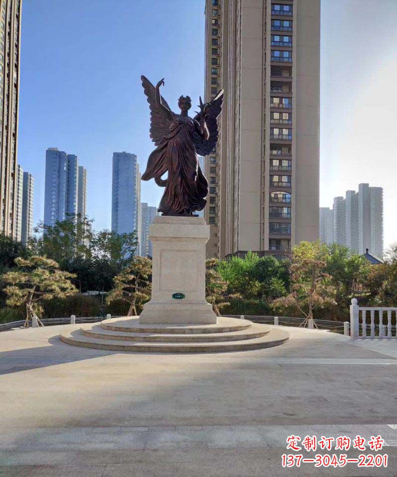 无锡中领雕塑:精致的女神铜雕