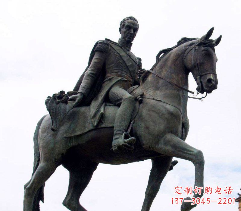 无锡中领雕塑:西方风格骑马铜雕