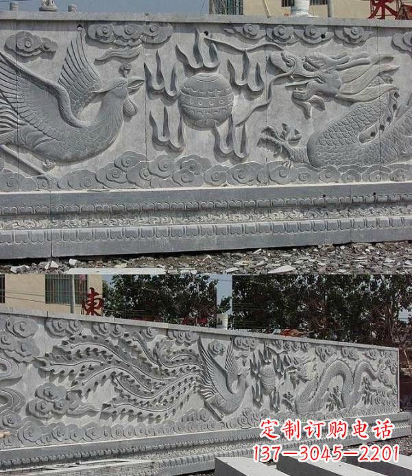 无锡精美石浮雕影壁雕塑