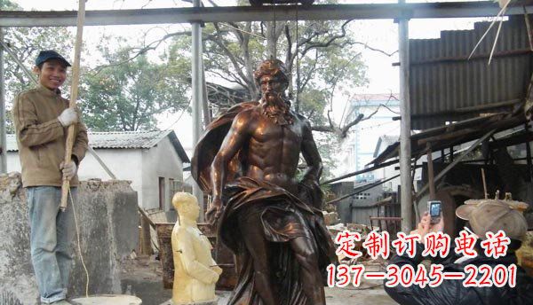 无锡优雅而强大的男人雕塑
