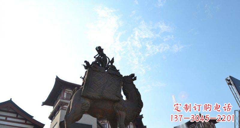无锡山高水长的传说——大型骆驼景观铜雕