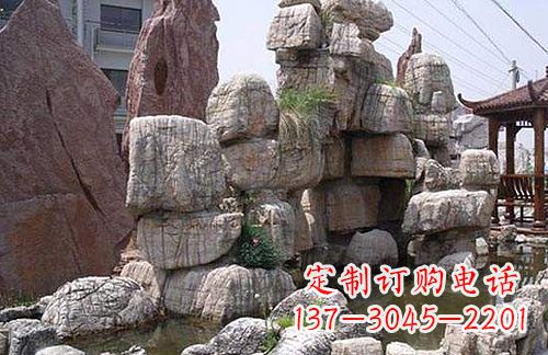 无锡龟纹石假山
