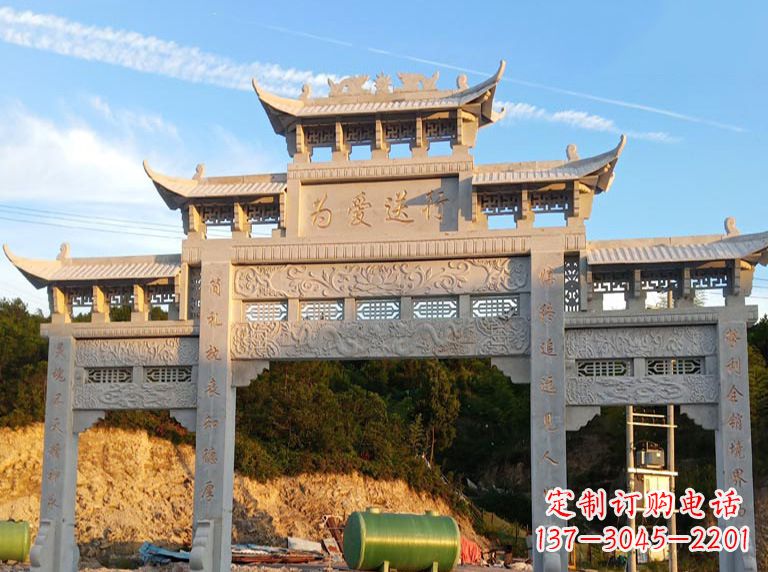 无锡海北石雕牌坊