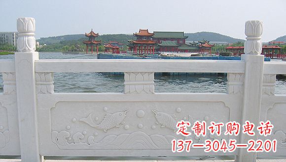 无锡海边汉白玉栏板雕塑