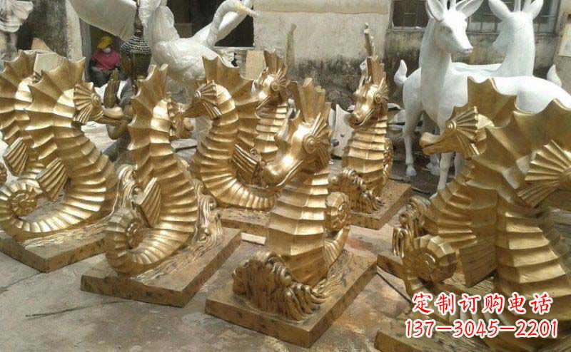 无锡精美的海马动物铜雕,为您带来精致的审美享受