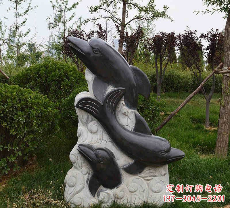 无锡特色海豚雕塑,带您体验最真实的海洋梦想