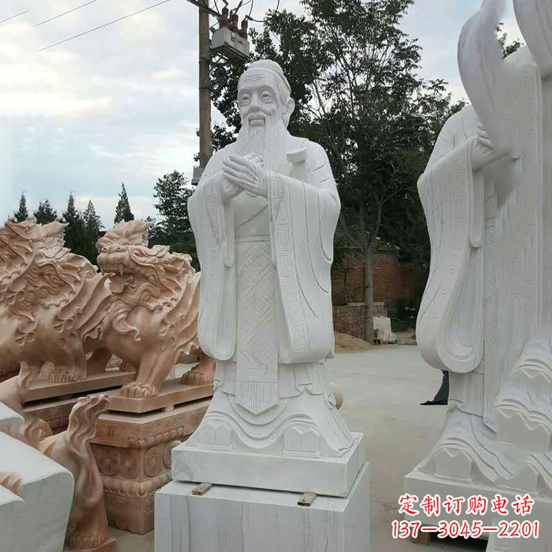 无锡海外的孔子雕像