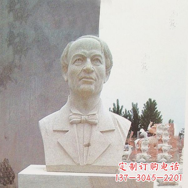 无锡中领雕塑出品:爱迪生学校校园名人雕像