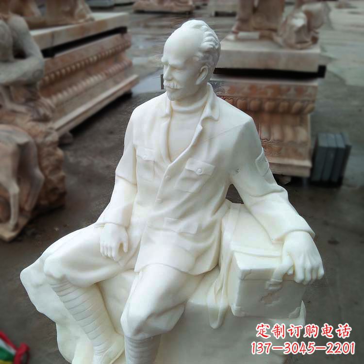 无锡经典白求恩坐姿雕塑
