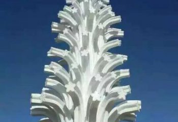无锡广场不锈钢景观树雕塑