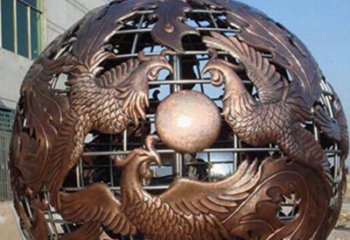 无锡中领雕塑定制经典龙凤雕塑；