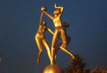 无锡艺术化尽展，欣赏活力女孩景观铜雕