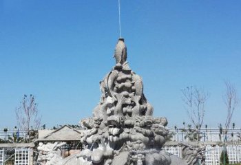 无锡令人称羡的广场龙龟喷泉石雕