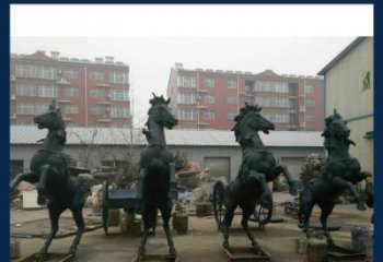 无锡中领雕塑推出的优雅动物铜雕飞马，以其出色…
