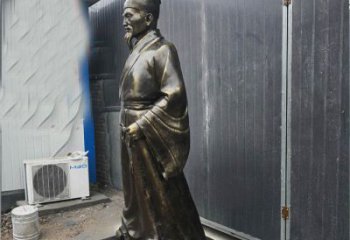 无锡铸铜李时珍医学家雕塑，致敬伟大的医学先驱