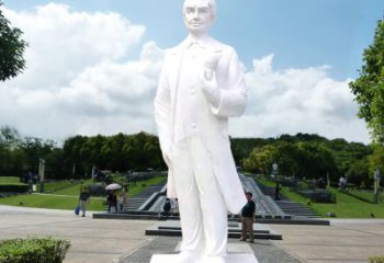 无锡爱迪生公园广场世界名人石雕塑