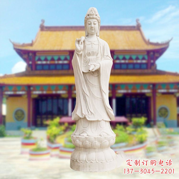 无锡精美观音石雕,给你灵动的祝福