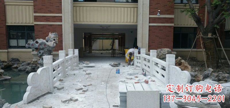无锡汉白玉栏板安装雕塑