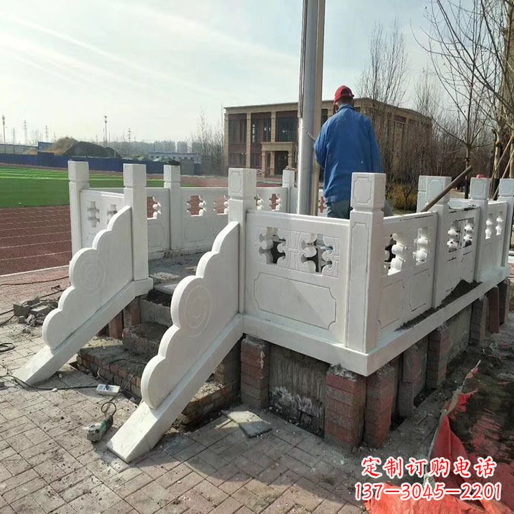 无锡汉白玉石雕升旗台国旗台