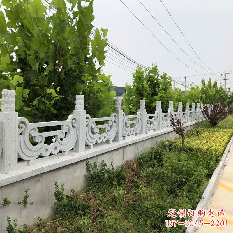 无锡汉白玉石栏杆雕塑,精雕细琢,精美无比