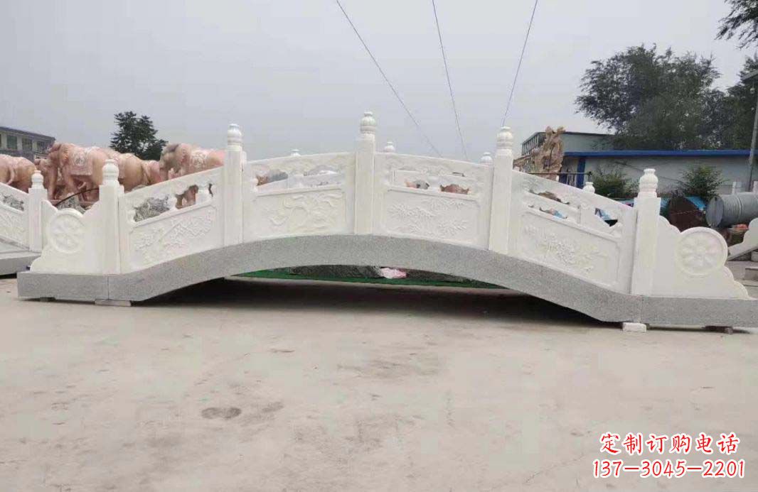 无锡汉白玉石桥雕塑